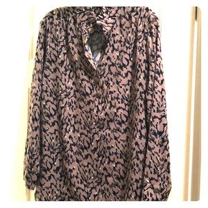 Britt Ryan Leopard Blouse